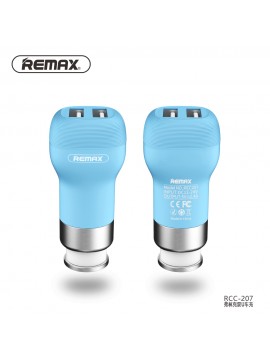 REMAX RCC207 Flinc 2 USB Car Charger Blue
