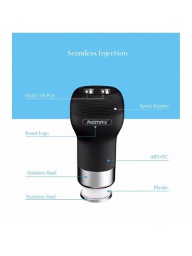 REMAX RCC207 Flinc 2 USB Car Charger Black