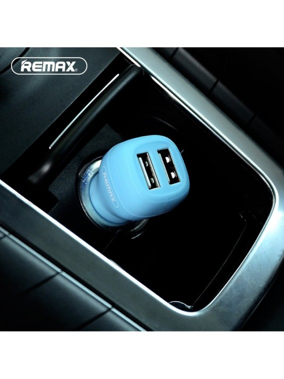 REMAX RCC207 Flinc 2 USB Car Charger Blue