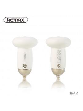 REMAX RCC210 2.1A Dual USB Mushroom-Head Charger White