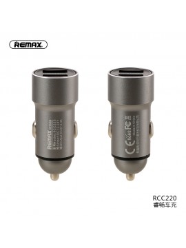 REMAX RCC220 2USB 2.4A Car Charger Silver