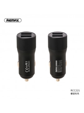 REMAX RCC221 2USB 2.4A QC3.0 Car Charger Black