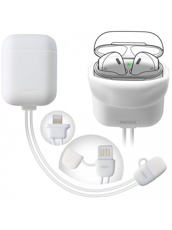 REMAX RC-A6 Protective Cover For Airpods Case White