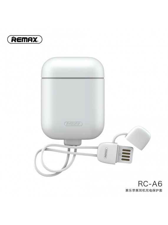 REMAX RC-A6 Protective Cover For Airpods Case White