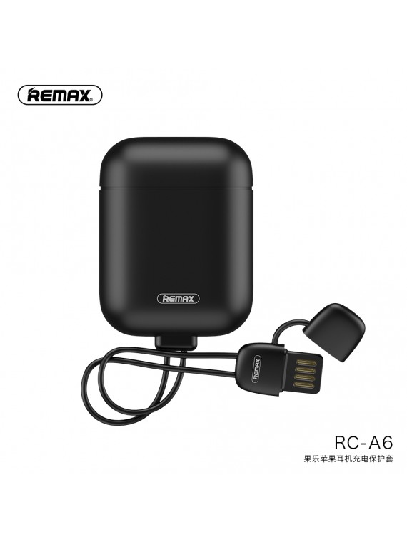 REMAX RC-A6 Protective Cover For Airpods Case Black
