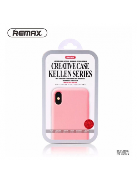 REMAX RM-1613 Kellen Series Phone Case For IPhone X Pink