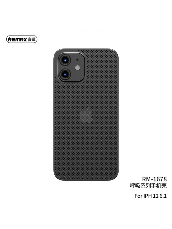 REMAX RM-1678 Breath Series Phone Case For IPH12 Mini 5.4 Black