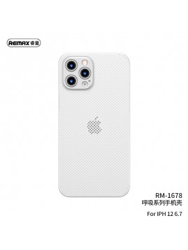 REMAX RM-1678 Breath Series Phone Case For IPH12 6.7 Pro Max White