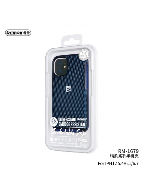 REMAX RM-1679 Cheetah Series Phone Case For IPH12 Pro 6.1 Blue