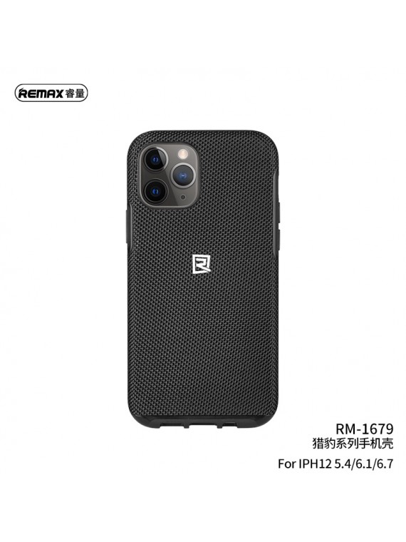 REMAX RM-1679 Cheetah Series Phone Case For IPH12 Pro 6.1 Black