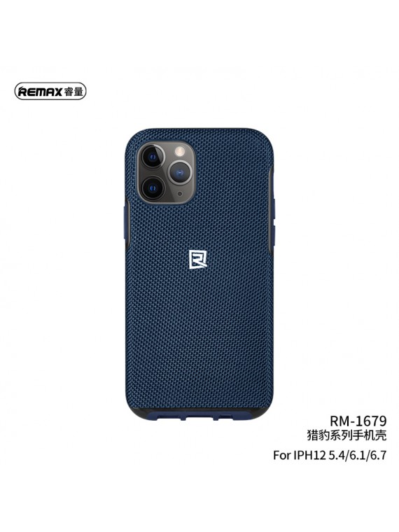 REMAX RM-1679 Cheetah Series Phone Case For IPH12 Pro 6.1 Blue