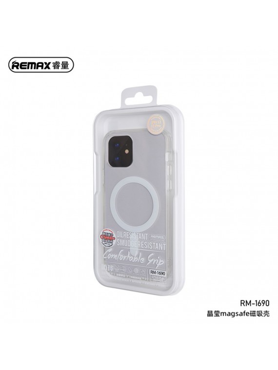 REMAX New RM-1690 Crystal Series Magsafe Magnetic Phone Case for Iph 12 Pro Max 6.7