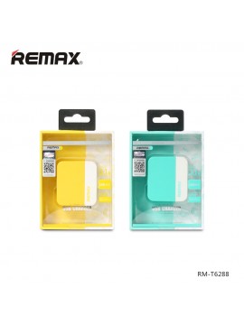REMAX RMT-31 3.1A 2 USB Charger Angle RMT6288 Blue