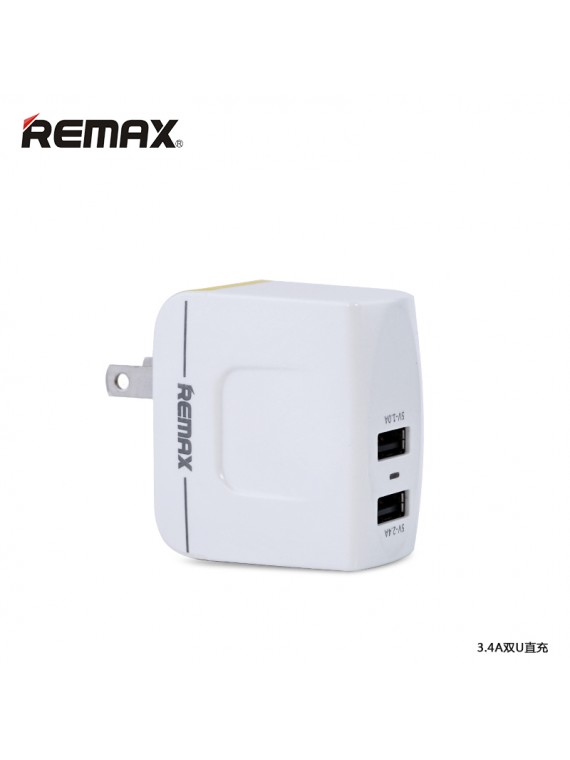 REMAX RMT6188 2 USB 3.4 A Charger White