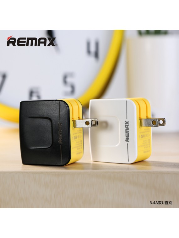 REMAX RMT6188 2 USB 3.4 A Charger White