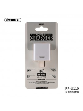 REMAX RP-U110 2.1A Single USB Charger White