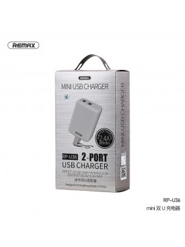 REMAX RP-U36 2USB 2.4A USB Charger White