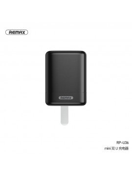REMAX RP-U36 2USB 2.4A USB Charger Black