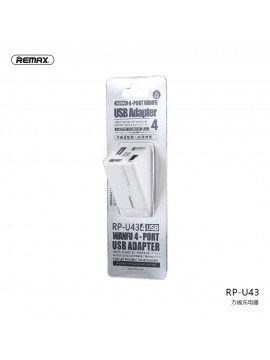 REMAX RP-U43 4 USB Adapter White