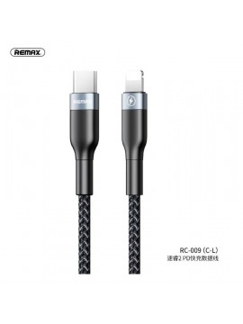 REMAX RC-009(C-L) Sury 2 Series PD Fast Charging Cable Black
