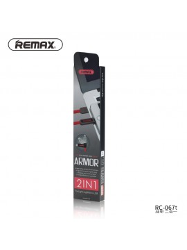 REMAX RC-067t Armor 2 in 1 Data Cable Gold