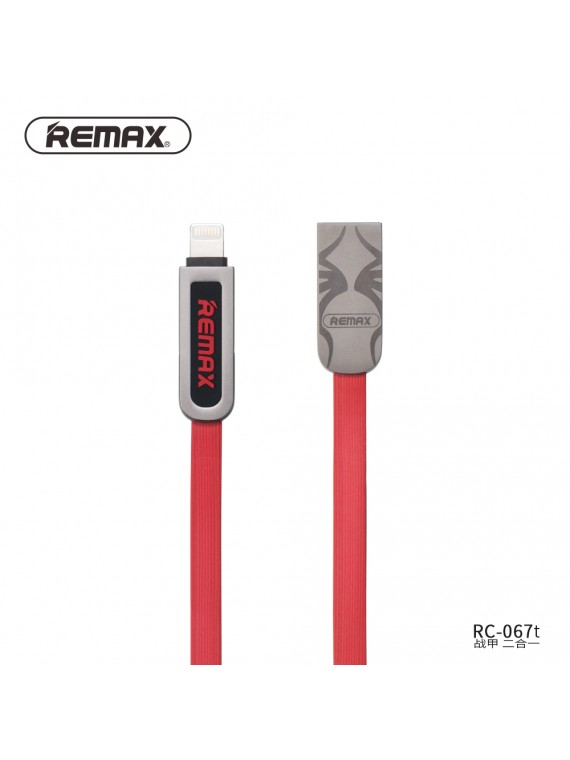 REMAX RC-067t Armor 2 in 1 Data Cable Red