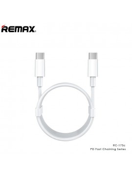 REMAX RC-175c 100W (type C to type C) Charging Cable white