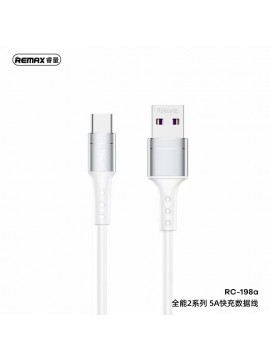 REMAX RC-198A Chaining Series II 5A Fast Charging Data Cable type c White