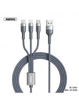 REMAX RC-070th Sury 2 Series 3-in-1 new Charging Cable White