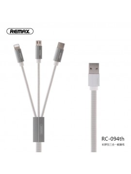 REMAX RC-094th KEROLLA Series 3 in 1 Cable White