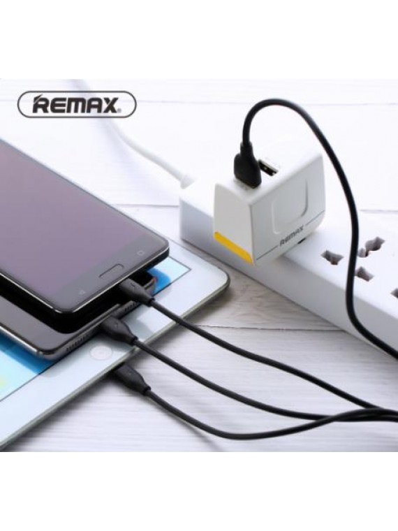 REMAX RC-109th SUDA 3 in 1 Fast Charging Cable 1M Black