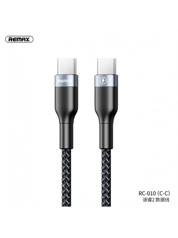 REMAX RC-010(C-C) Sury 2 Series PD Fast Charging Cable Black