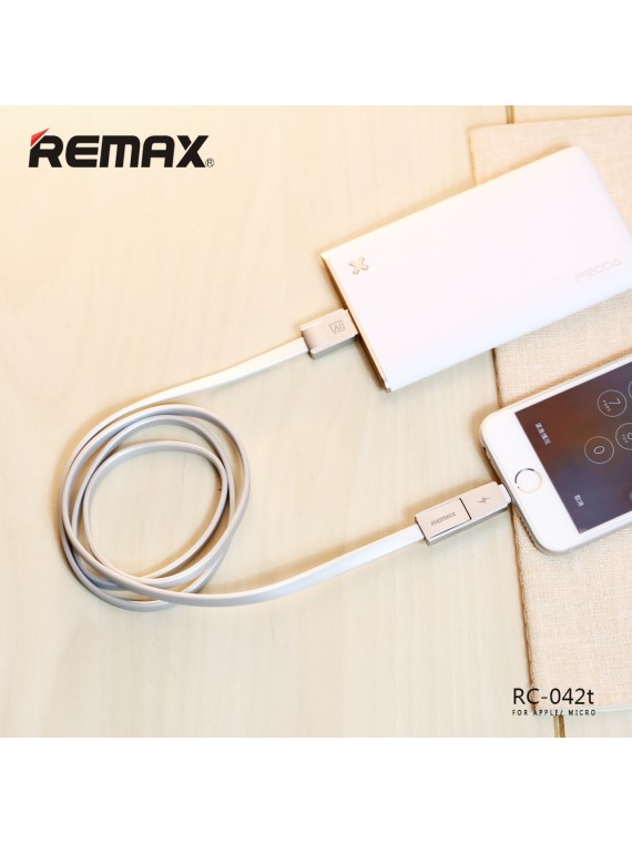 REMAX RC-042t Strive 2 in 1 Cable Black