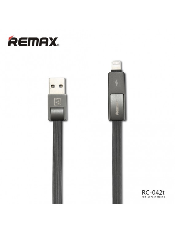REMAX RC-042t Strive 2 in 1 Cable Black