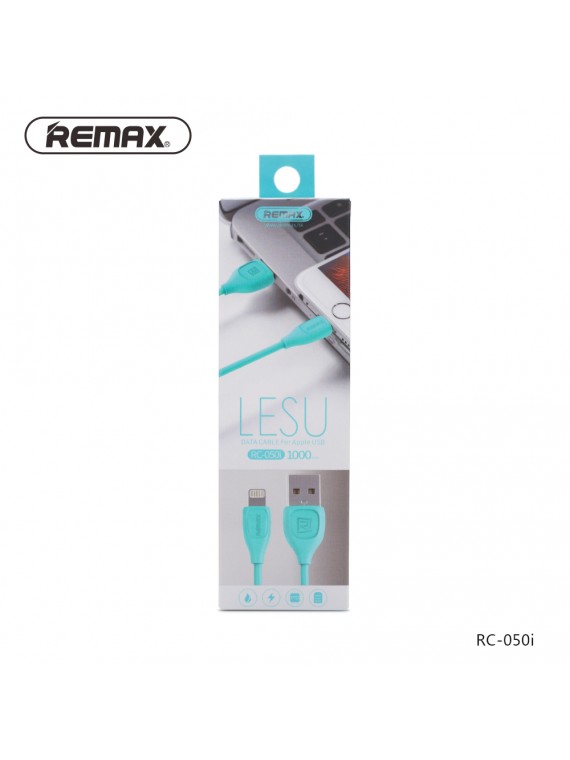 REMAX RC-050i Lesu Cable For Lightning Blue