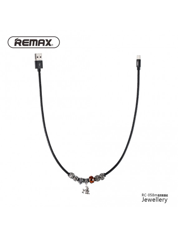 REMAX RC-058m Jewellery Cable For Micro Black