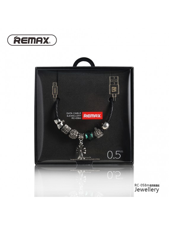 REMAX RC-058m Jewellery Cable For Micro Black