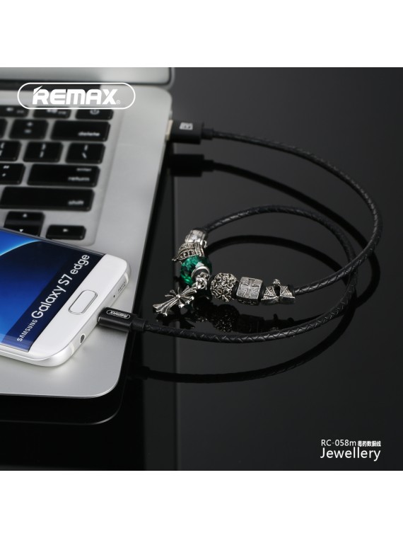 REMAX RC-058m Jewellery Cable For Micro Black