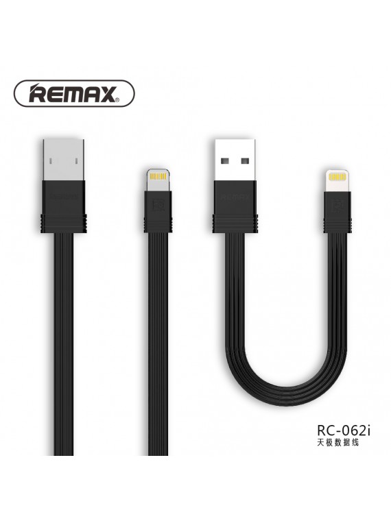 REMAX RC-062i Date Cable For Lightning (1M+0.16M) Black