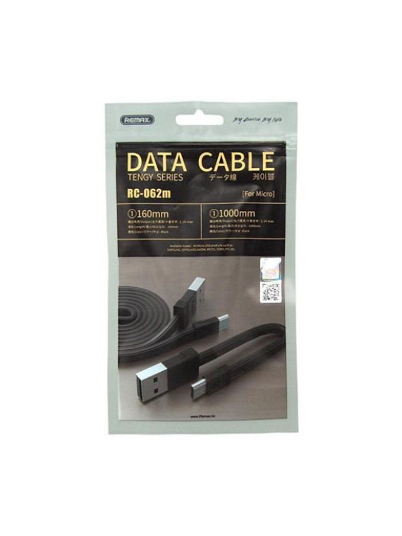 REMAX RC-062m Date Cable For Micro (1M+0.16M) Black