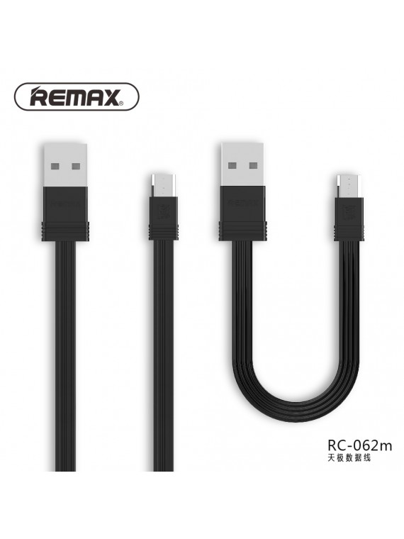 REMAX RC-062m Date Cable For Micro (1M+0.16M) Black