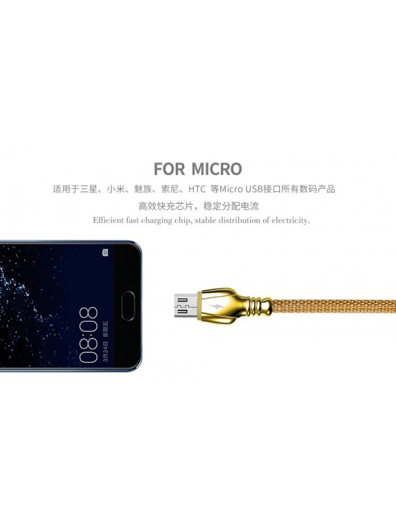 REMAX RC-063m Data Cable For Micro Gold