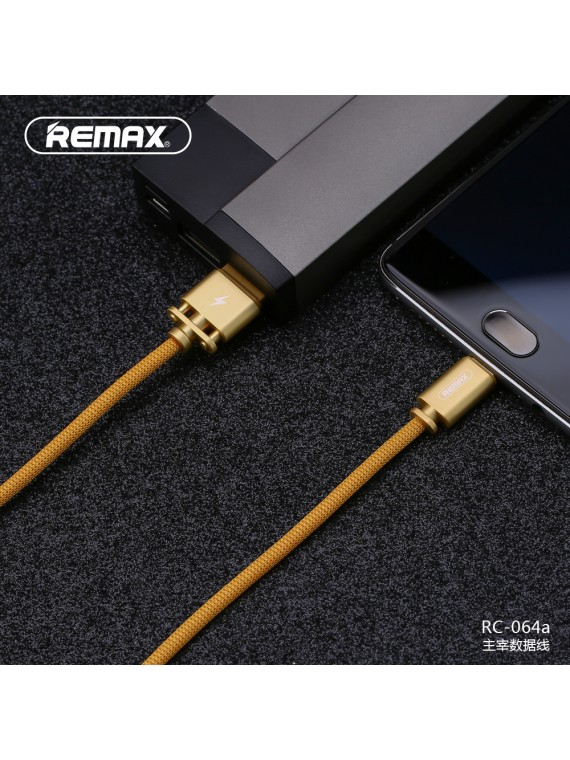 REMAX RC-064a Dominator Fast Charging Data Cable Gold