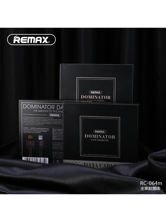 REMAX RC-064m Dominator Fast Charging Data Cable Black
