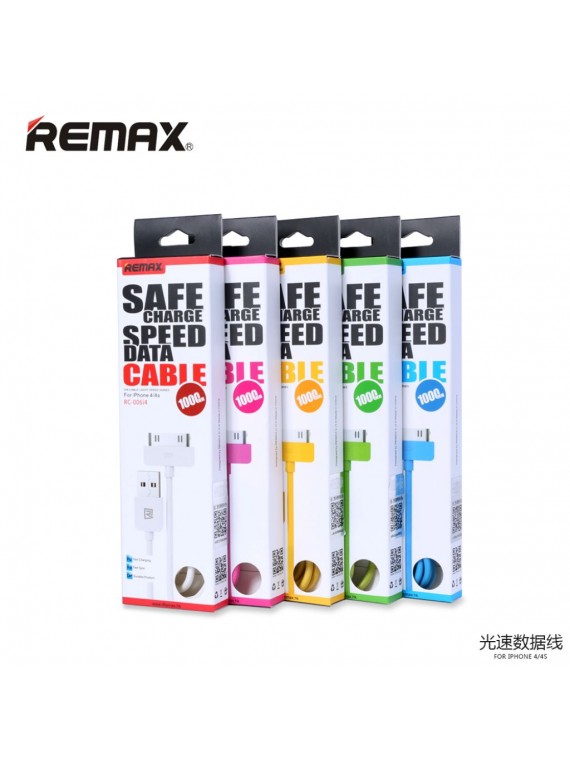 REMAX RC-06I4 Light Cable for IPhone 4 1M Blue