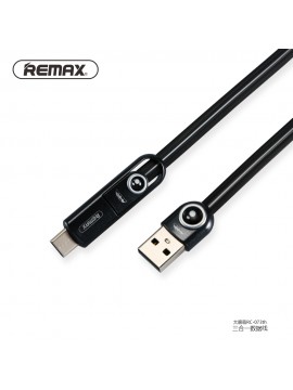 REMAX RC-073th Cutie 3 in 1 Cable Black