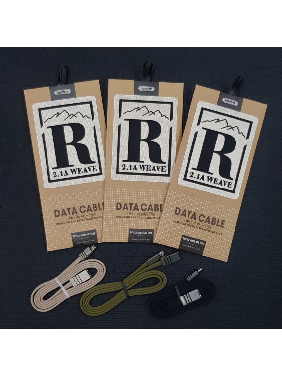 REMAX RC-081m Weave Data Cable For Micro Black
