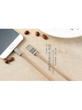 REMAX RC-081m Weave Data Cable For Micro olive Green