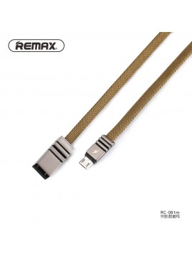 REMAX RC-081m Weave Data Cable For Micro olive Green