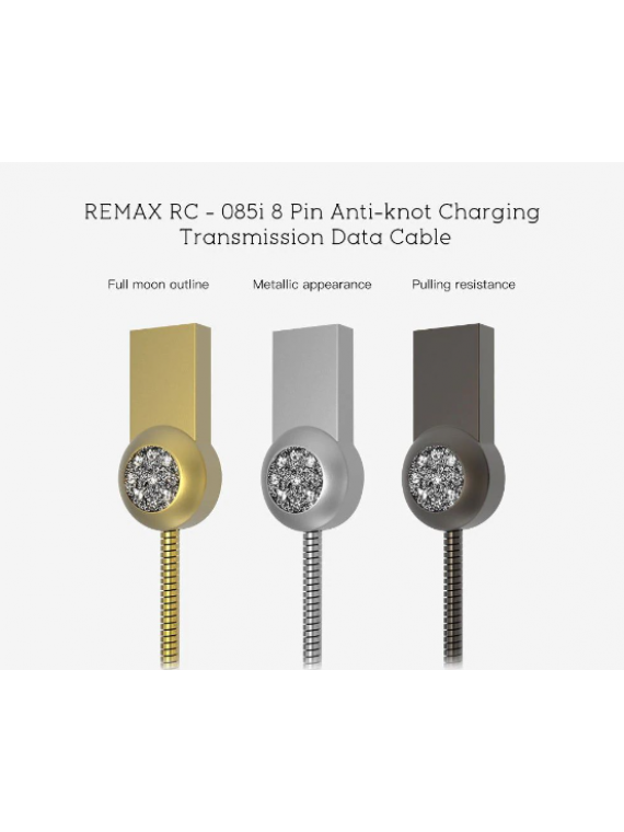 REMAX RC-085i Data Cable For Lightning Gold